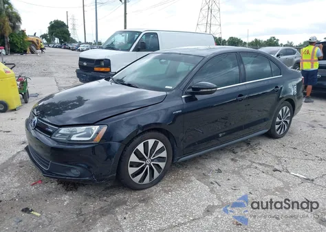 2013 Volkswagen Jetta Hybrid z USA, uszkodzony, nr VIN 3VW637AJ0DM281198
